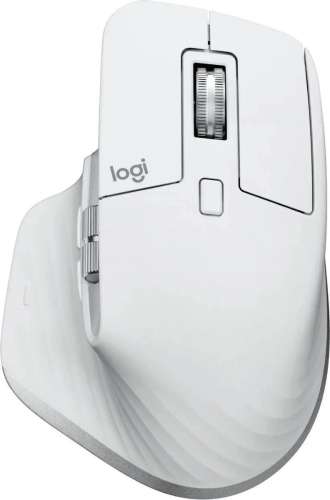 Мышь беспроводная Logitech MX Master 3S, Bluetooth/Радио, оптическая, USB, 8000dpi, светло-серый [910-006566]